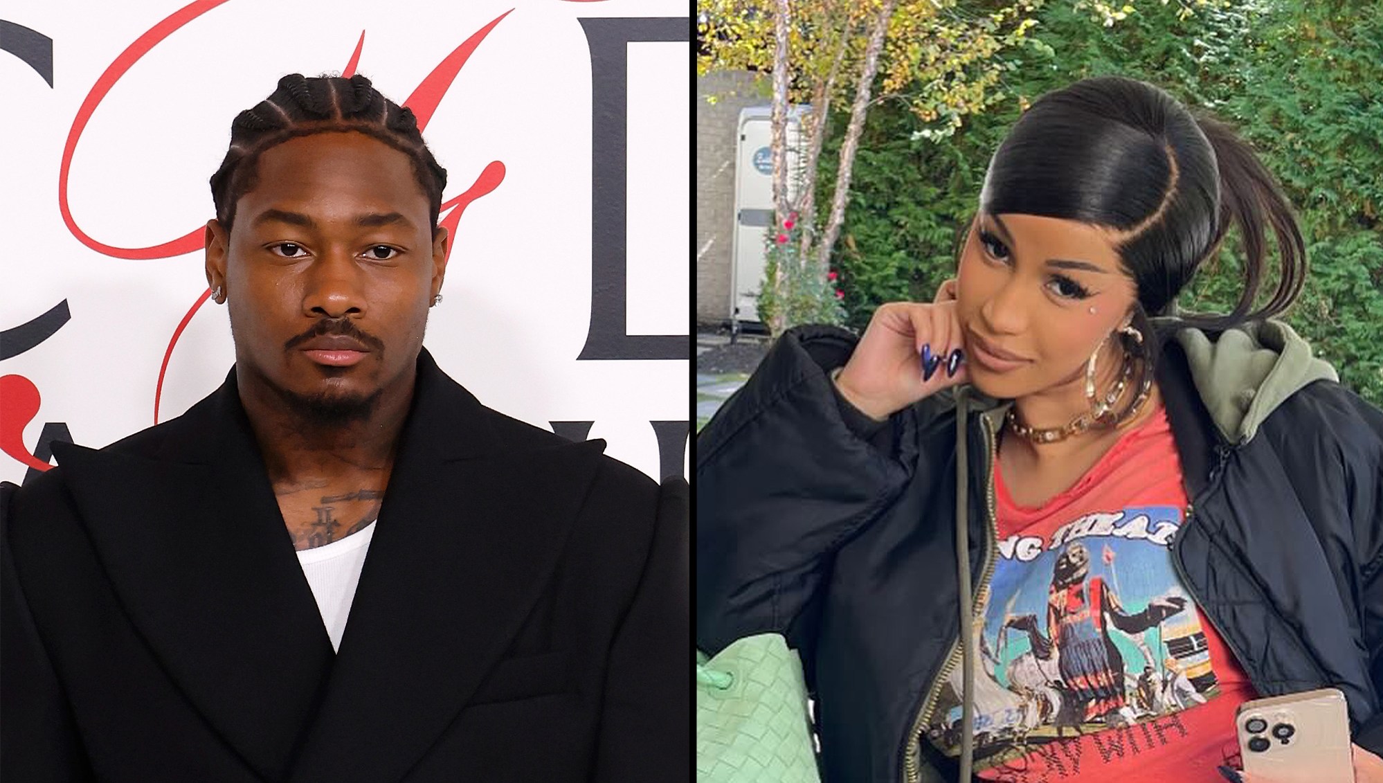 Stefon Diggs Reveals Sex of Baby With Cardi B, Hints She's Due 'Soon'