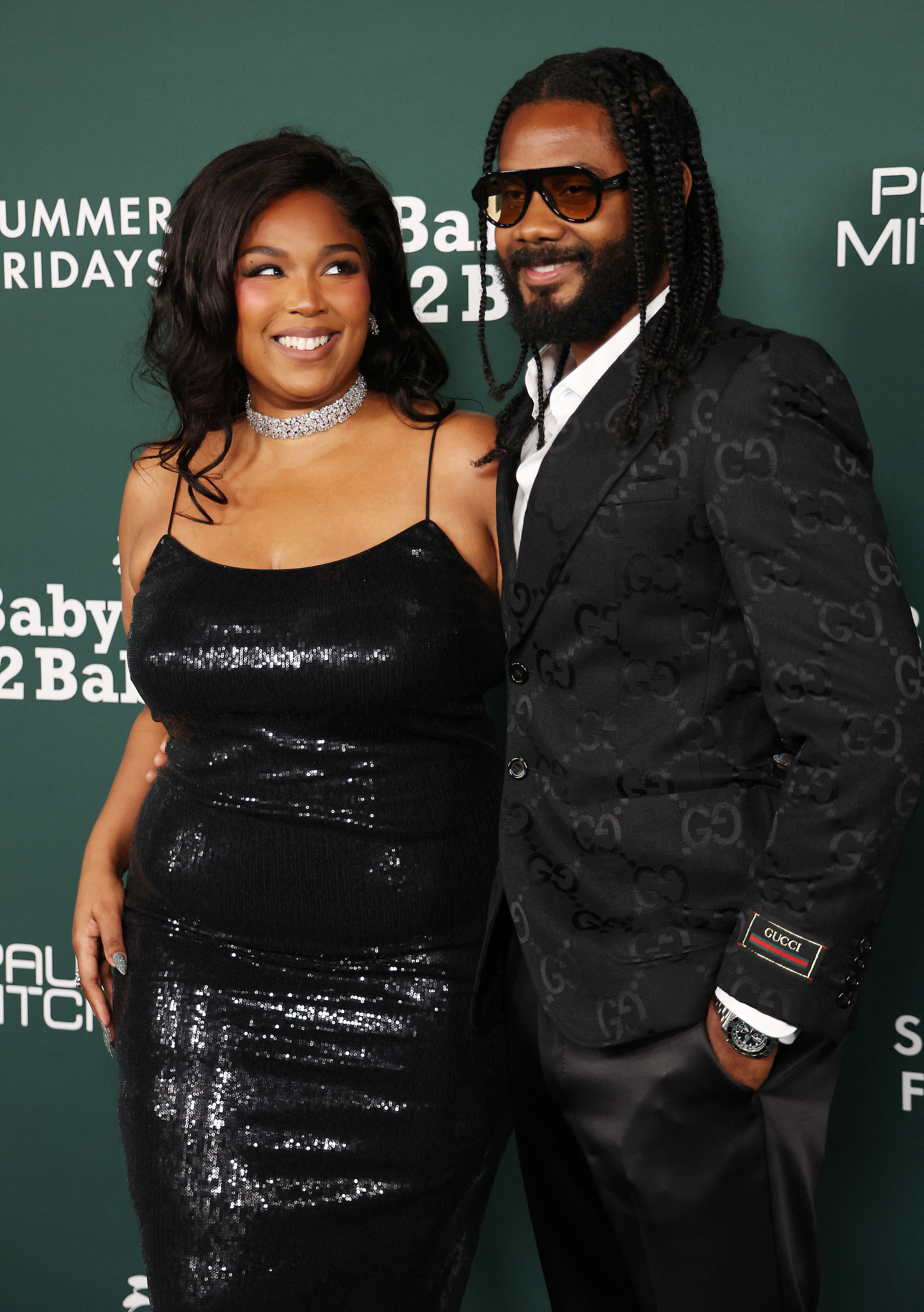 Lizzo Makes Rare Appearance With Boyfriend Myke Wright at Baby2Baby Gala