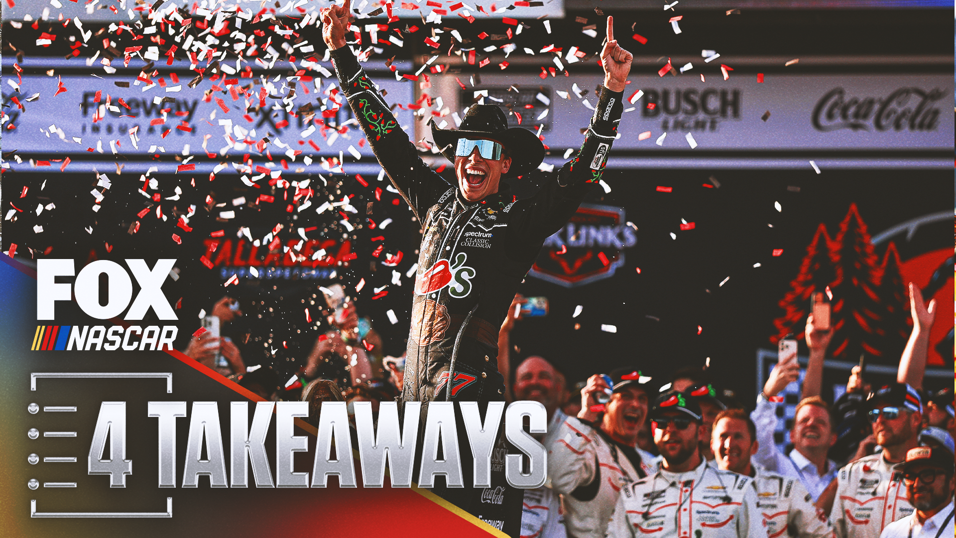 4 Takeaways From Carson Hocevar's Epic Talladega Win &amp; Celebration