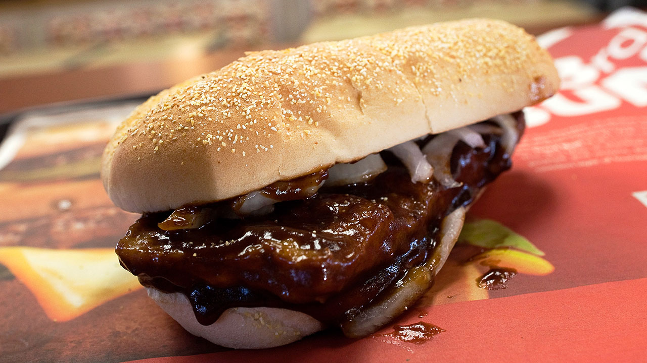 McDonald's hit with lawsuit claiming McRib contains no real rib meat