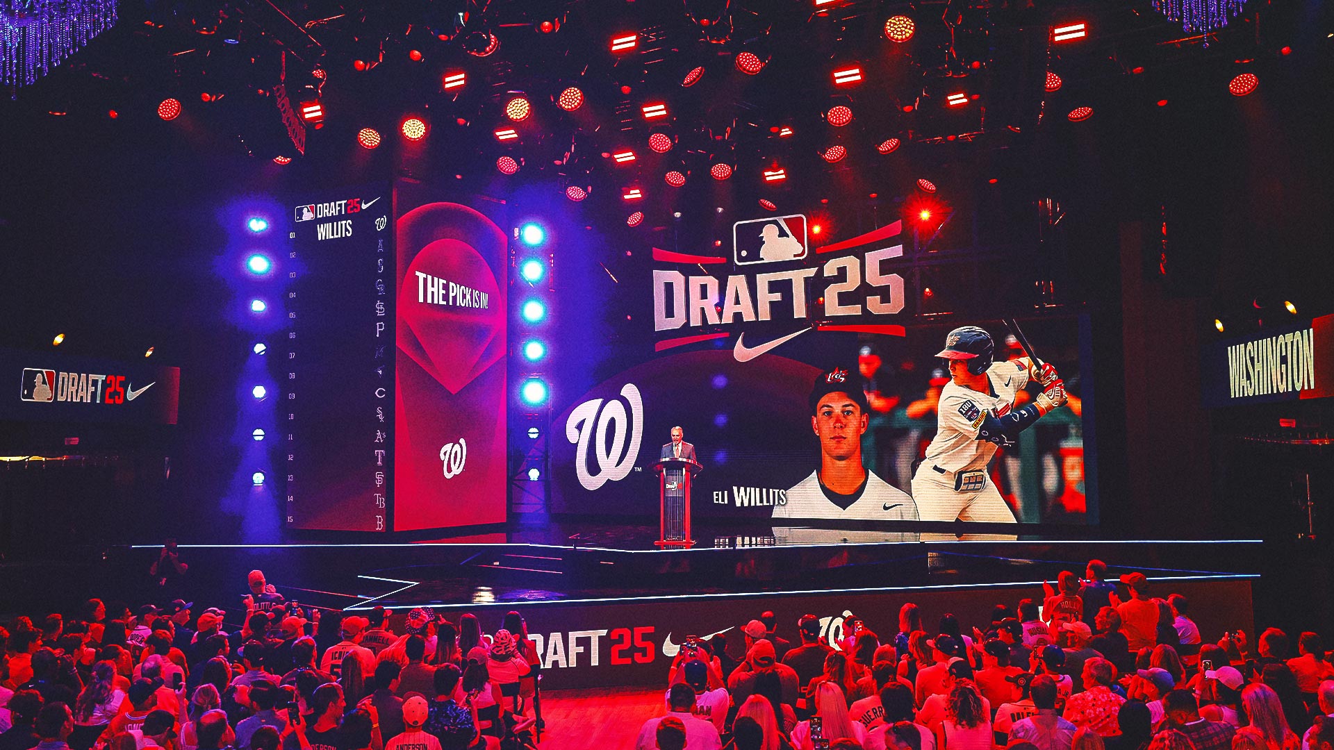 Nationals Take High School SS Eli Willits With No. 1 Pick in 2025 MLB Draft