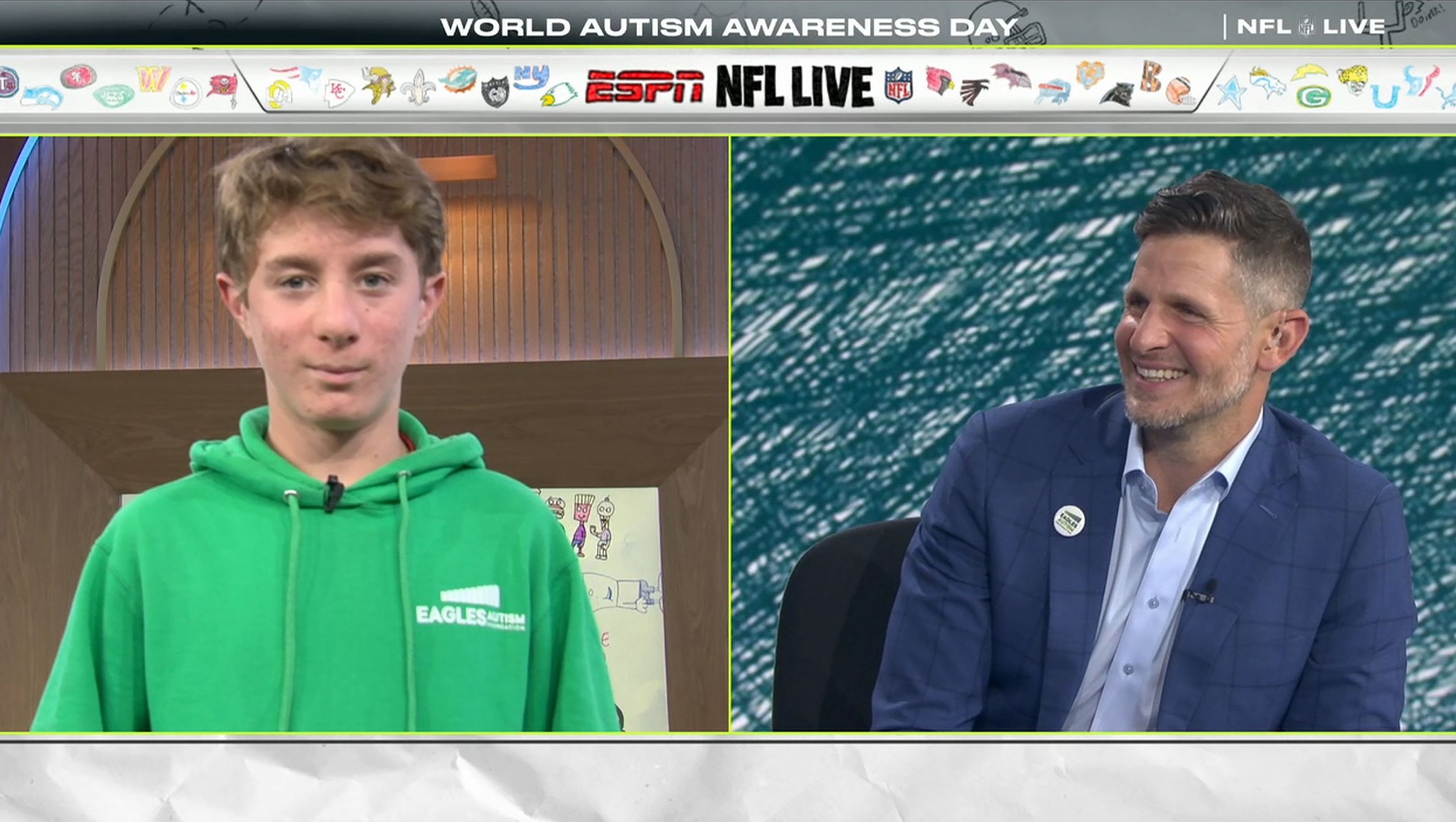 Proud Dad Dan Orlovsky Fights Back Tears During Son Madden's NFL Live Cameo