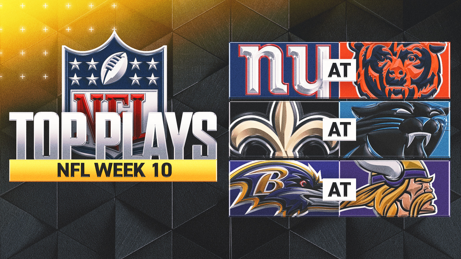 NFL Week 10 Live Updates, Scores: Ravens-Vikings, Giants-Bears, Pats-Bucs, More