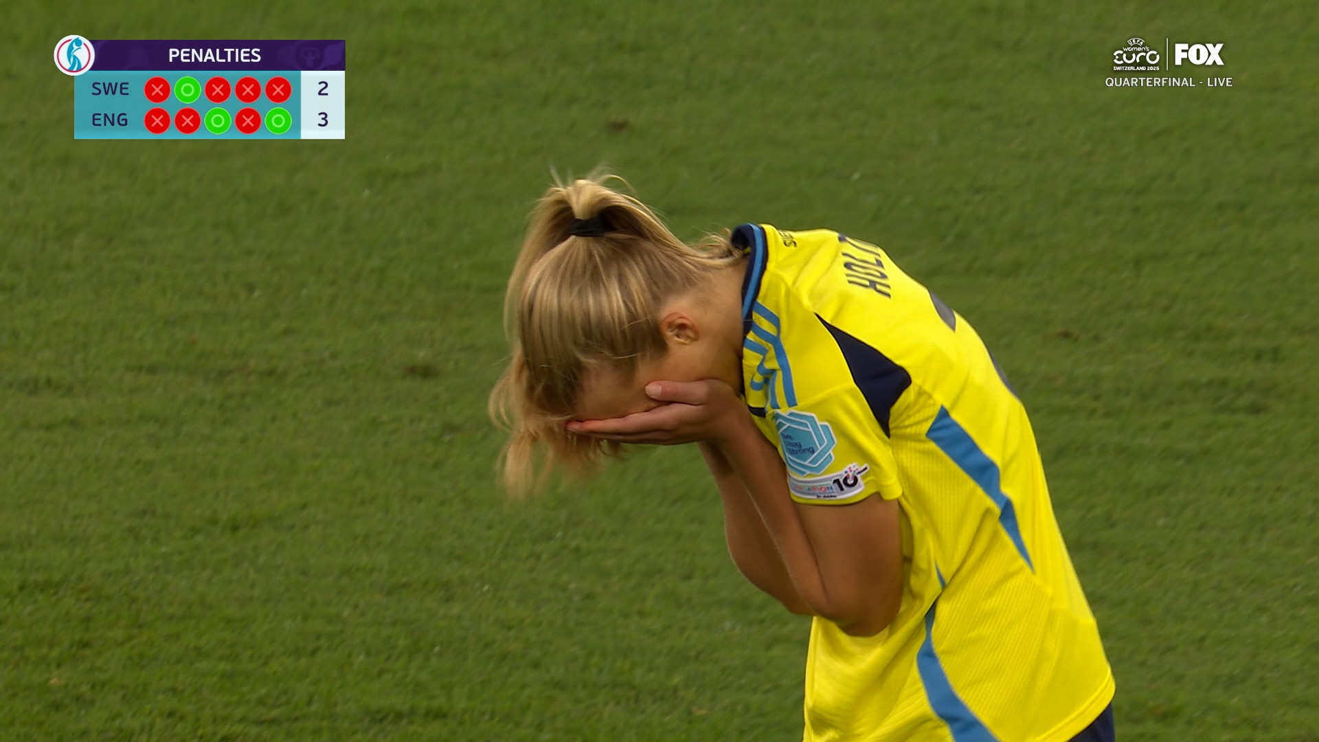 Smilla Holmberg misses PK, England advance past Sweden and clinch spot in Euro Semifinals