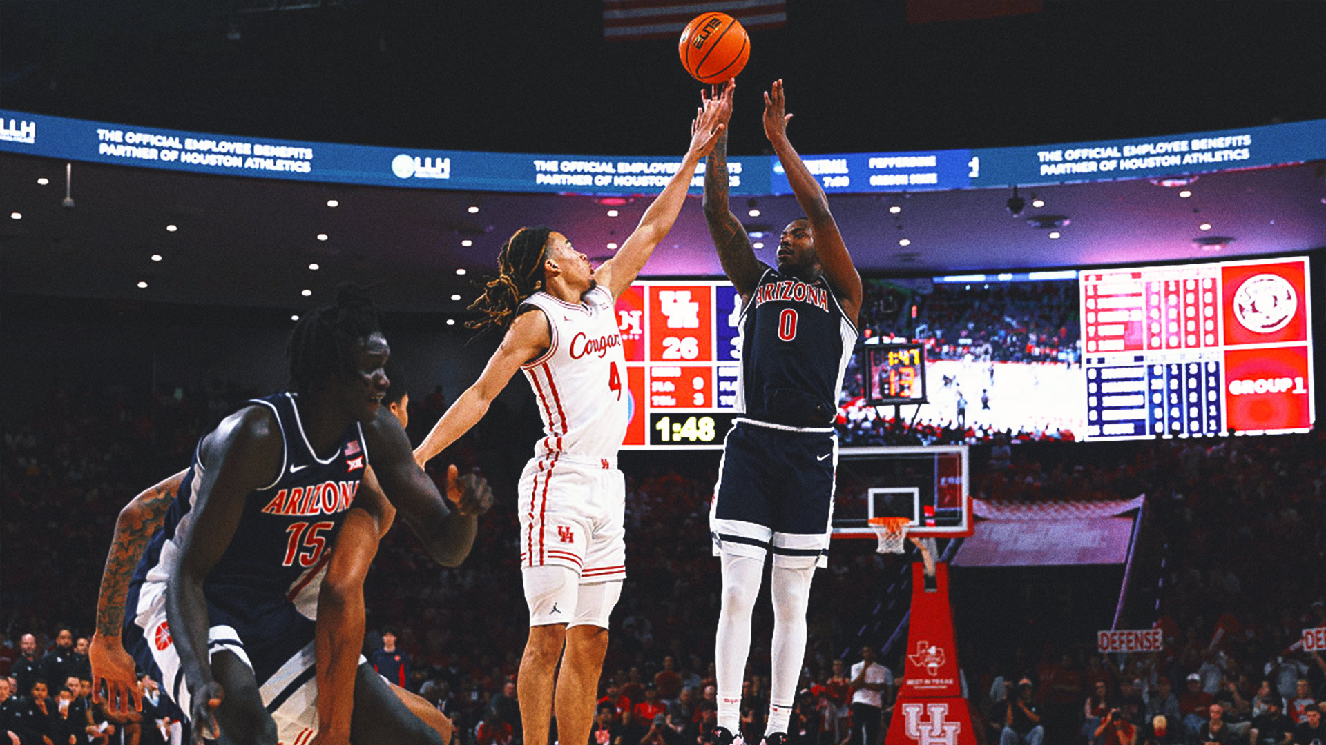 No. 4 Arizona Hands No. 2 Houston Its 1st Home Loss of the Season
