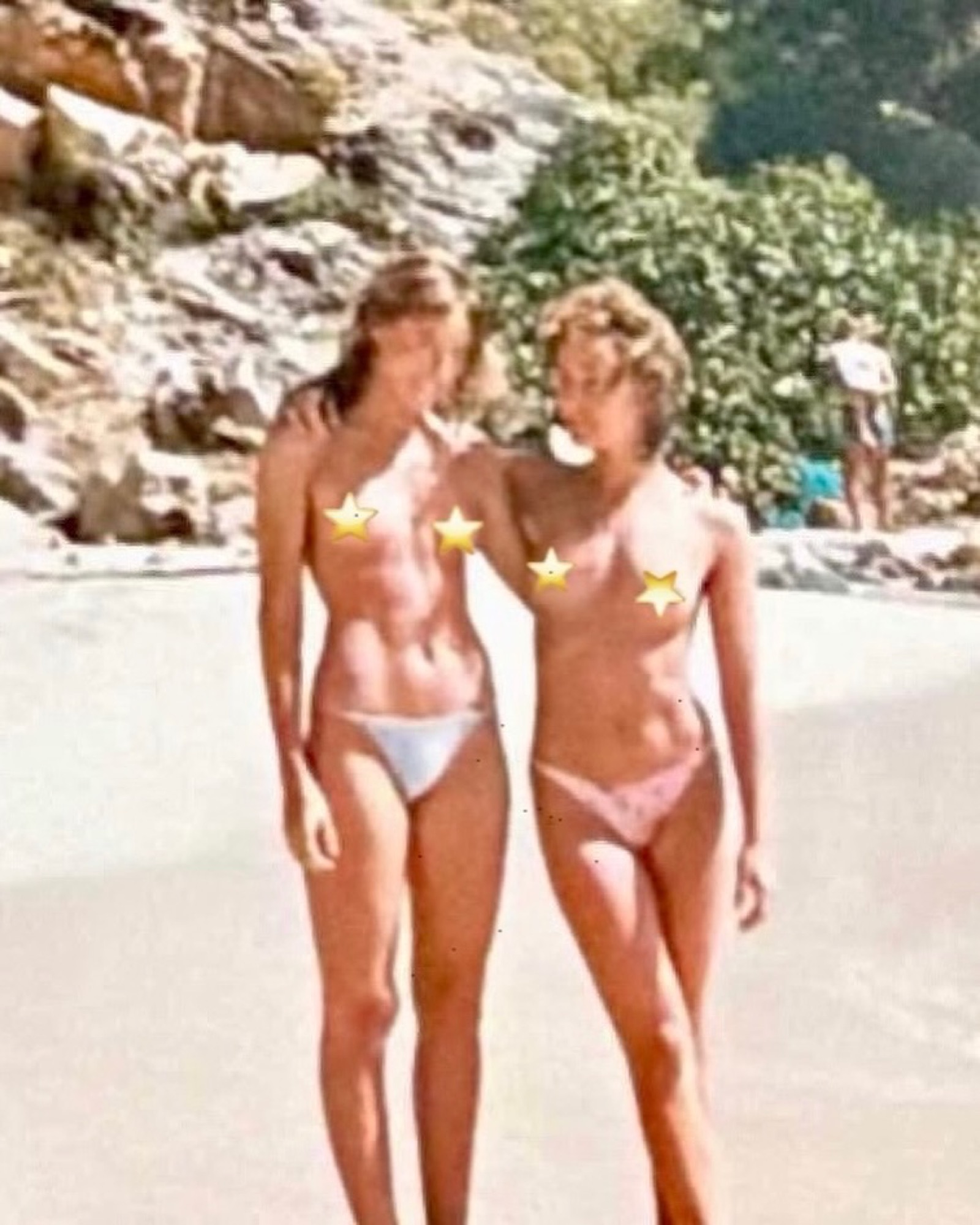 Jennifer Grey Shares Throwback Topless Photo With Michael J. Fox’s Wife