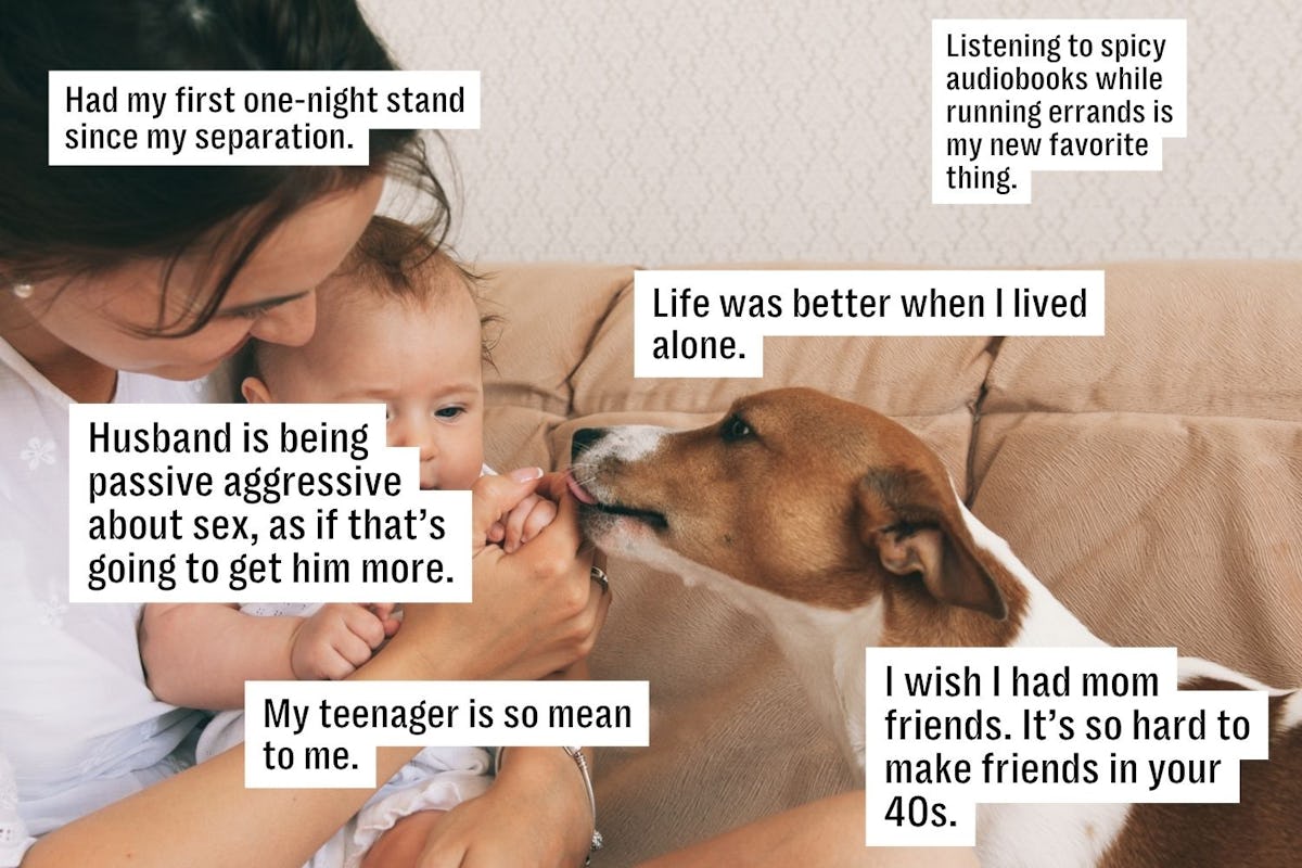 “My Husband Is Passive-Aggressive About Sex” &amp; 35 More Mom Confessions