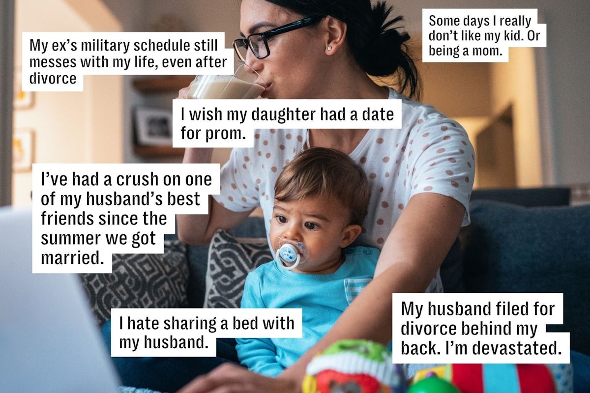 “I Masturbated While Thinking Of My Best Friend” &amp; 27 More Mom Confessions