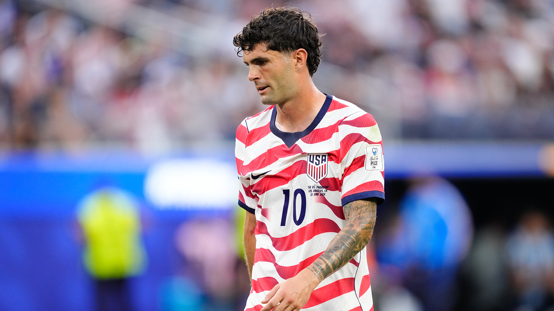 USA's Christian Pulisic Says He'll Be Fine After Halftime Sub