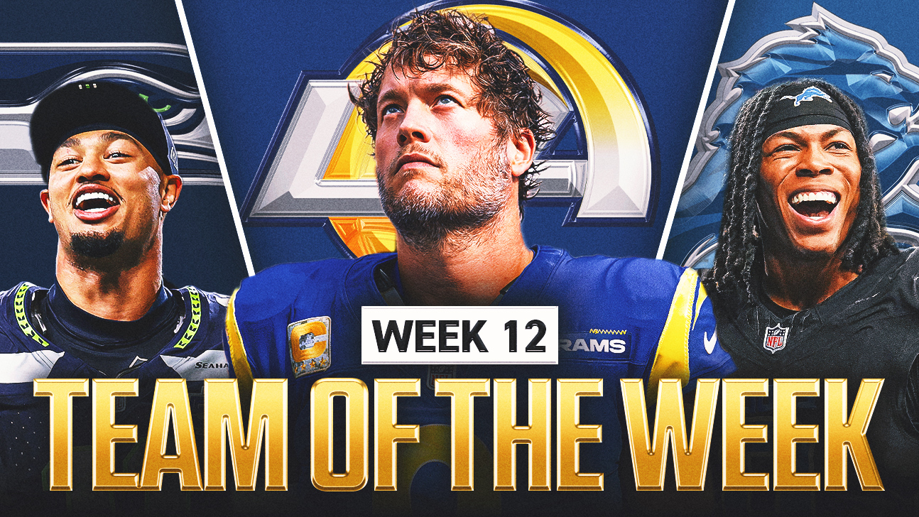NFL Week 12 Team of the Week: Jahmyr Gibbs, Jaxon Smith-Njigba Headline Squad
