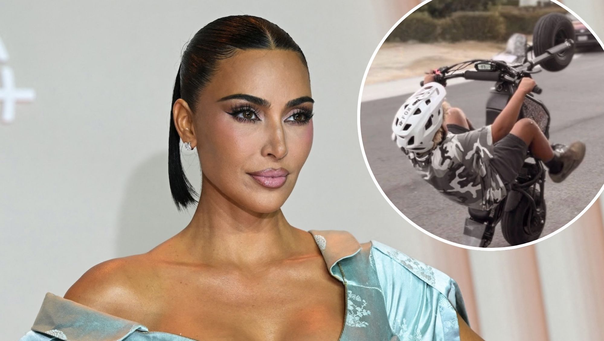 Kim Kardashian Shares Pic of 10-Year-Old Son Saint on Dirt Bike