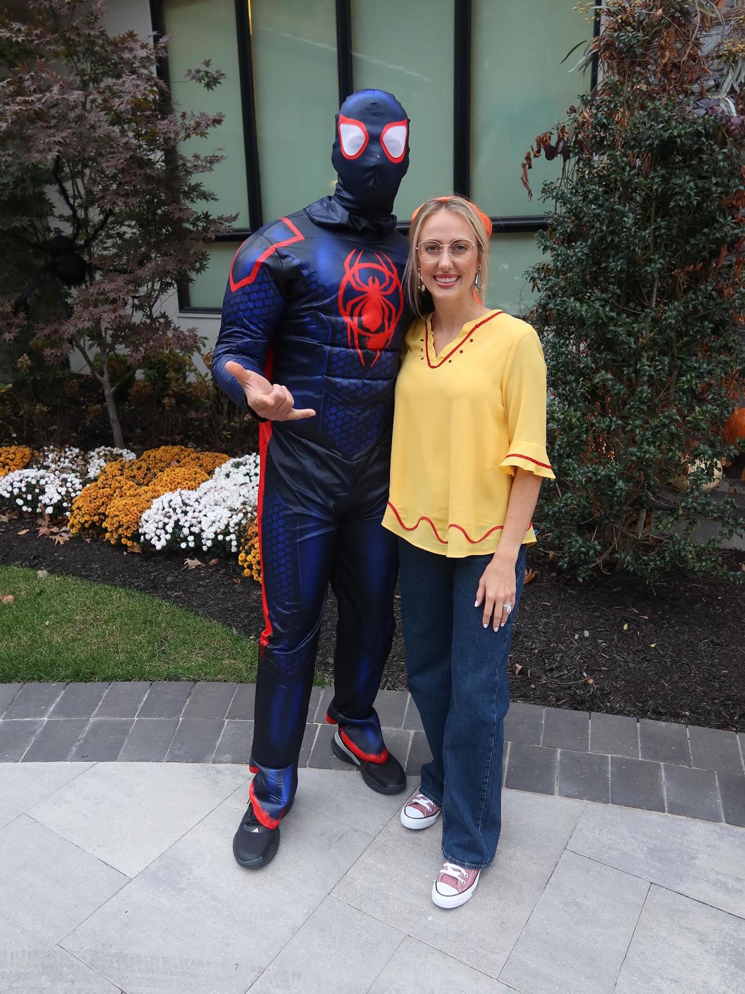 Patrick and Brittany Mahomes Nail ‘Spiderverse’ Family Halloween Costume