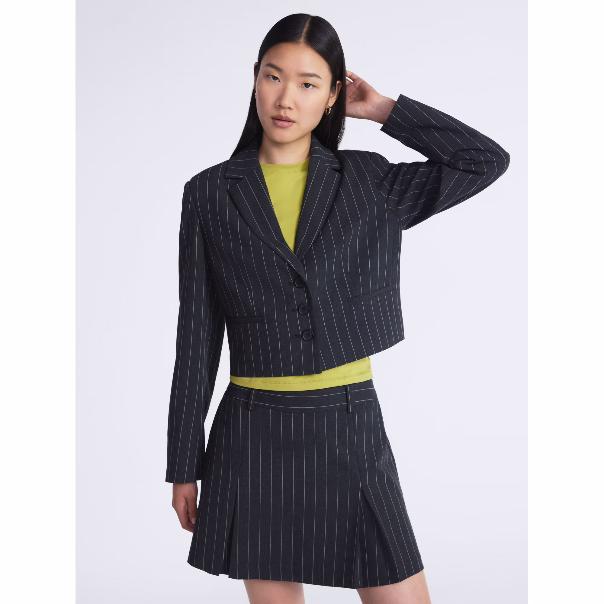 Elevate Your Autumn Aesthetic With This Stylish Pinstripe Power Suit From Walmart
