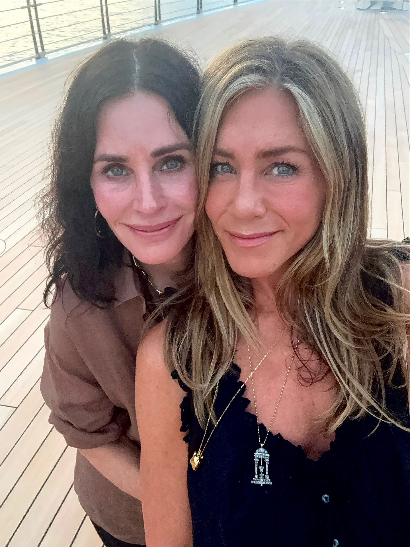 Jennifer Aniston, Jim Curtis Double Date With Courteney Cox, Johnny McDaid