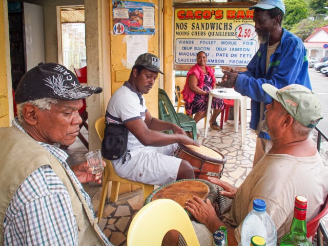 Caco’s Bar Musical Interlude in Trois-Rivieres, Guadeloupe