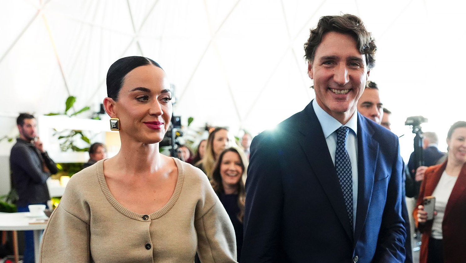 Katy Perry Holds Hands With Justin Trudeau at World Economic Forum in Davos