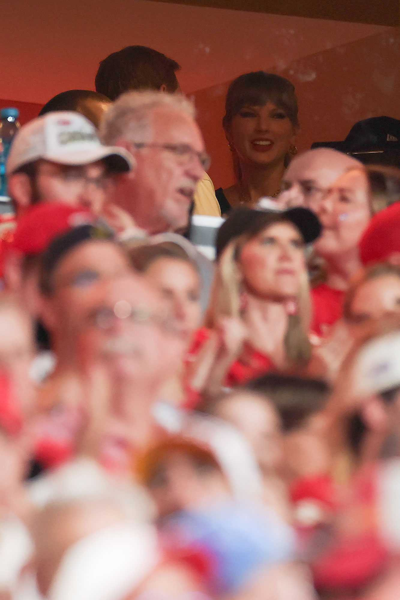 Taylor Swift Shows Chiefs Pride in Mini Dress After Travis Kelce's Game