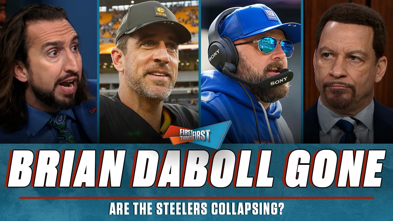 Giants fire Brian Daboll, Are the Steelers and Aaron Rodgers in trouble? | FIRST THINGS FIRST