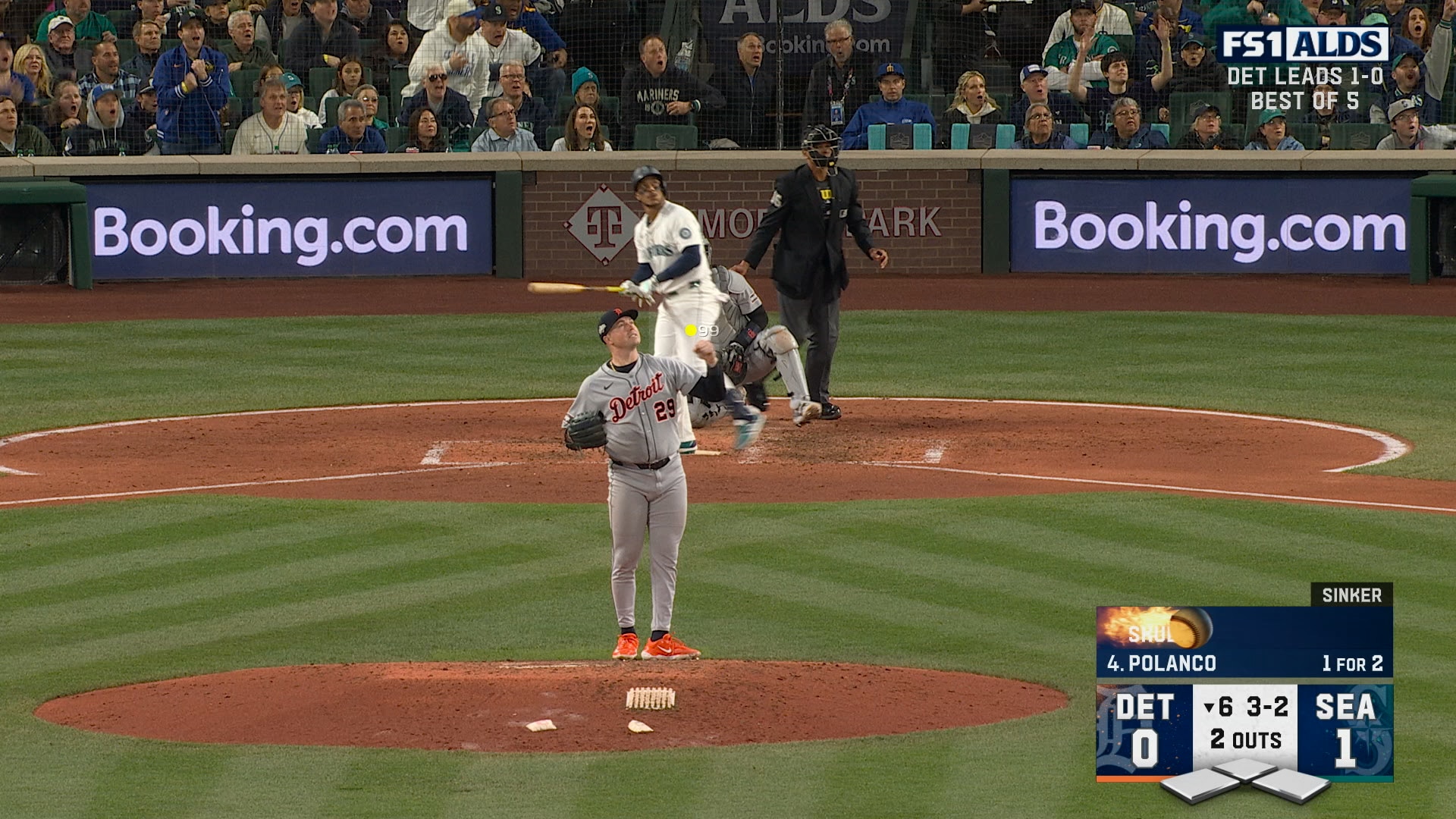 Jorge Polanco crushes his second HR of game, extending Mariners’ lead over Tigers