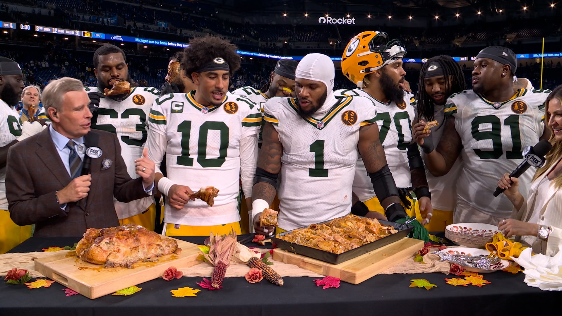 Packers' THANKSGIVING Feast 🦃 Jordan Love &amp; Micah Parsons on VICTORY over Lions