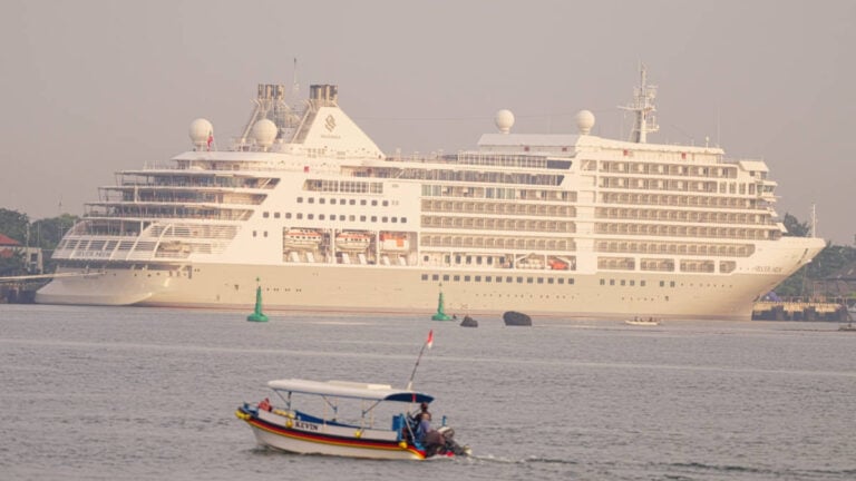 Cruise Ship Forced to Remain in Port as Typhoon Dujuan Bears Down