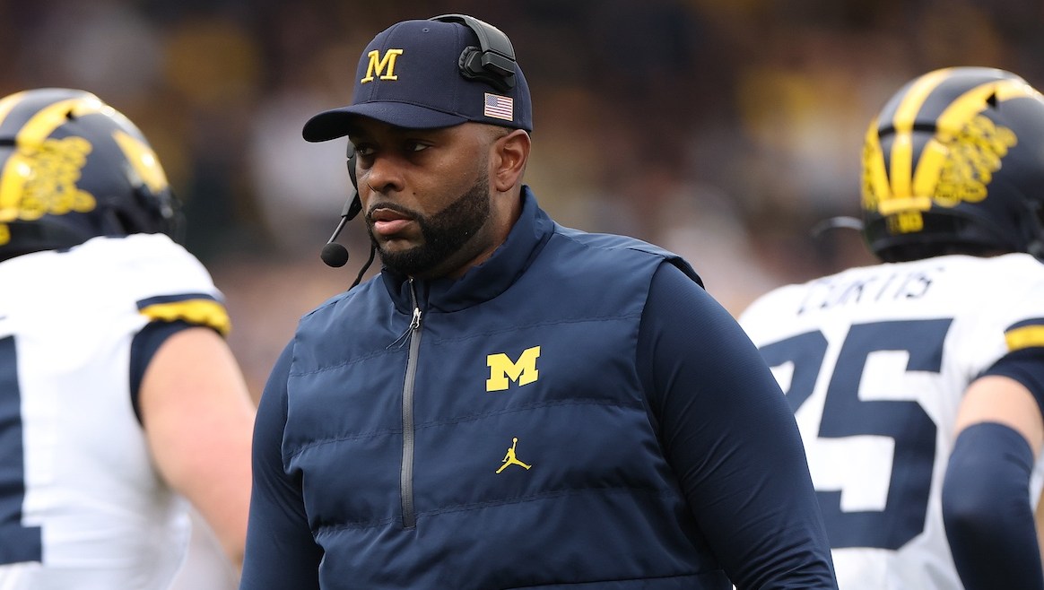Michigan’s Sherrone Moore 'Grabbed a Knife,' Threatened Staffer: Report