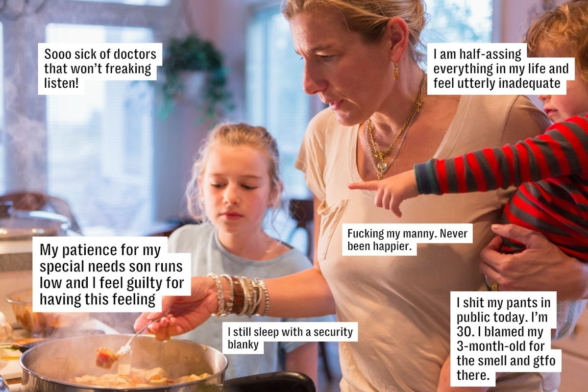 “Fucking My Manny, Never Been Happier” &amp; 41 Other Mom Confessions