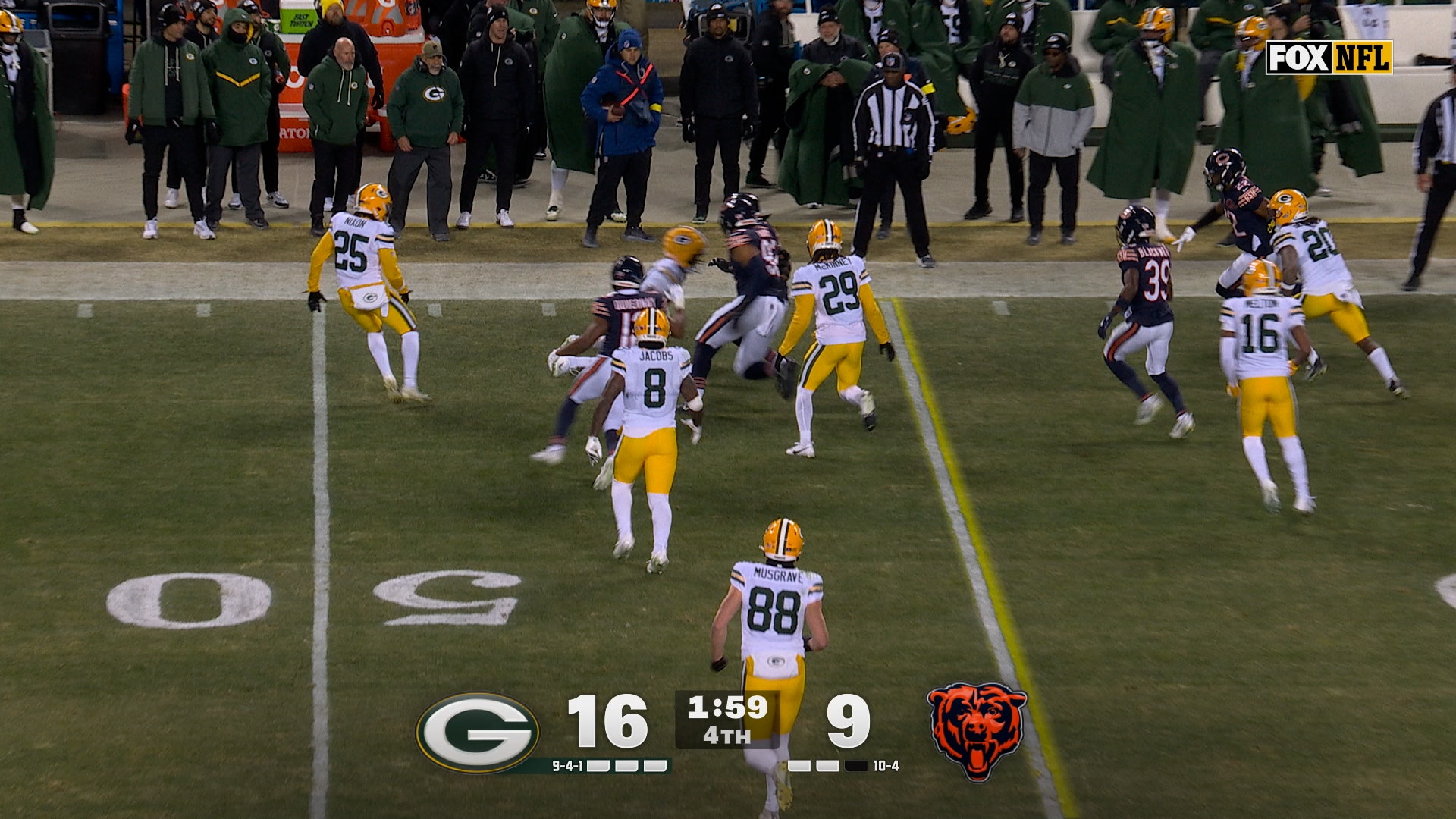 Bears recover onside kick and score CLUTCH TD, forcing overtime vs. Packers | NFL Highlights