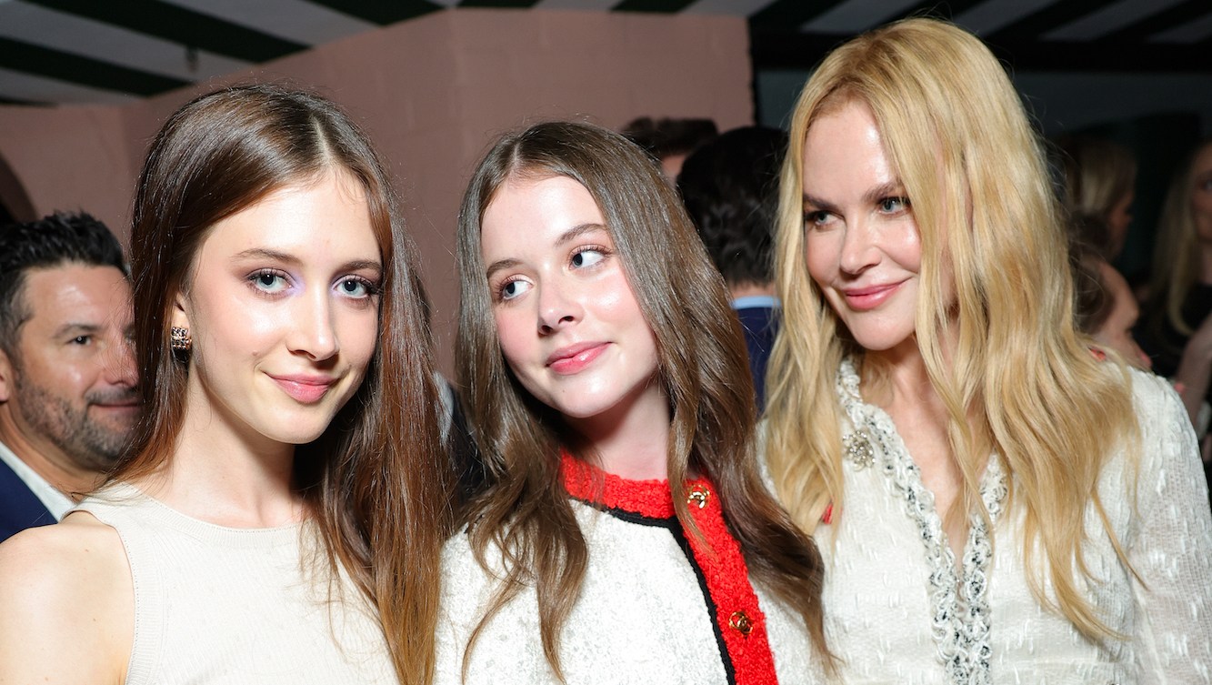 Nicole Kidman Brings Lookalike Daughters to Pre-Oscars Bash After Divorce
