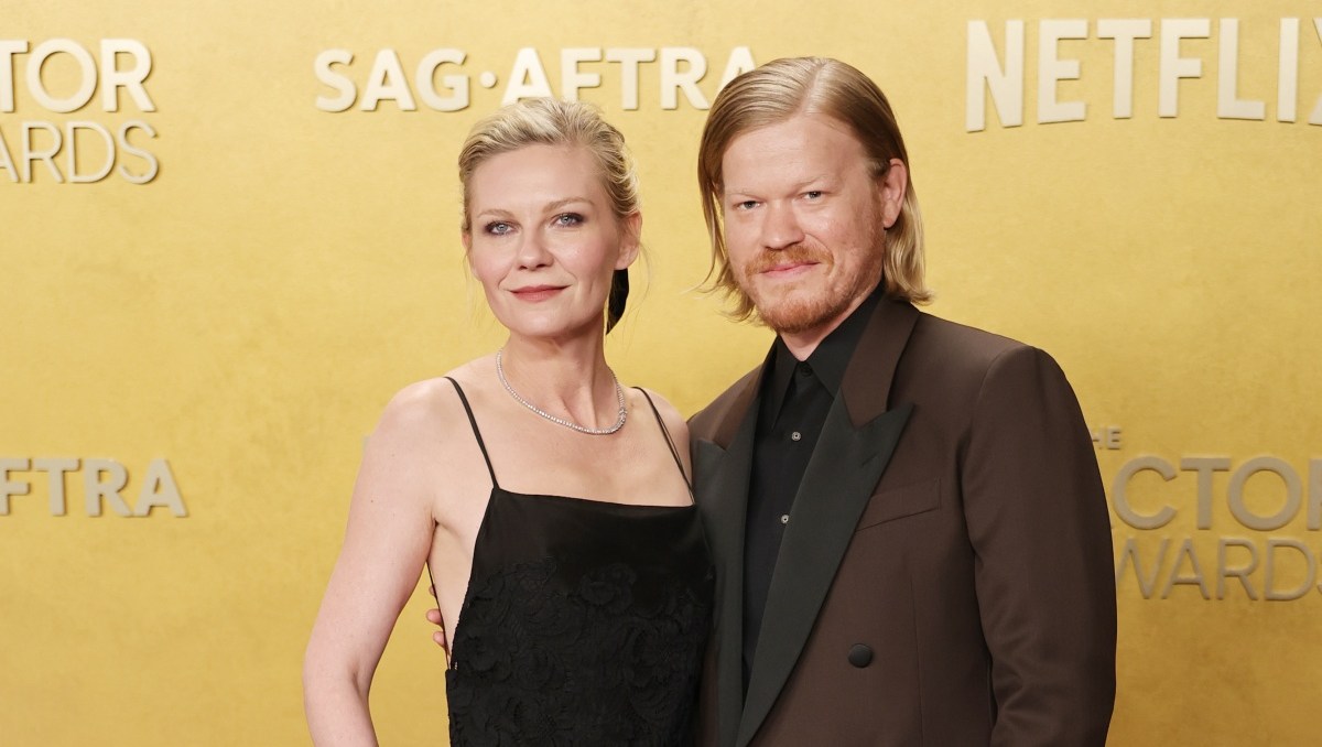 Kirsten Dunst Supports Jesse Plemons on SAG’s 2026 Actor Awards Red Carpet