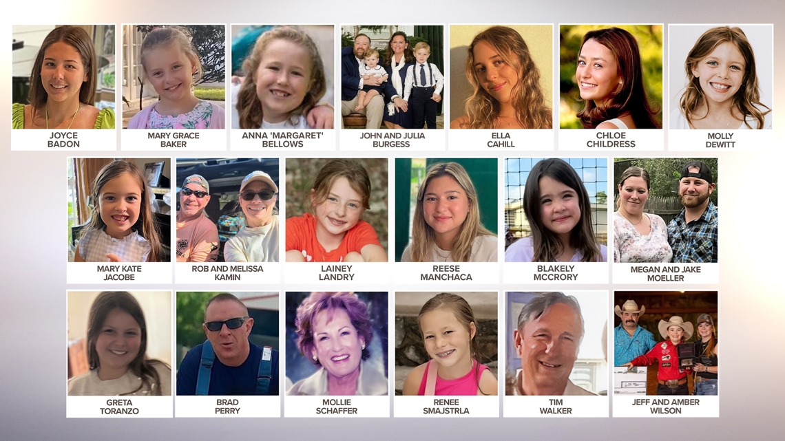 These are the Houston-area victims who lost their lives in the Hill Country flood