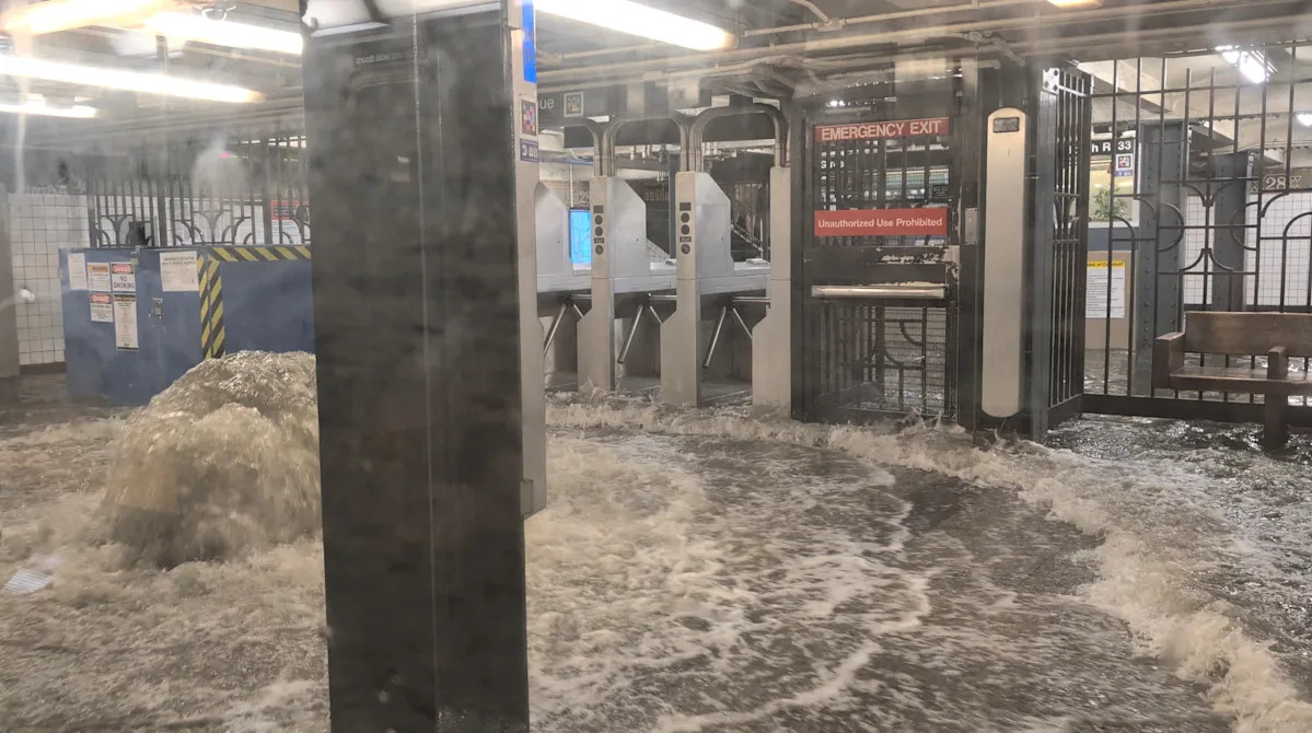 Flash flooding in New Jersey, New York leaves at least 2 dead, subway stations filled with water as more rain expected