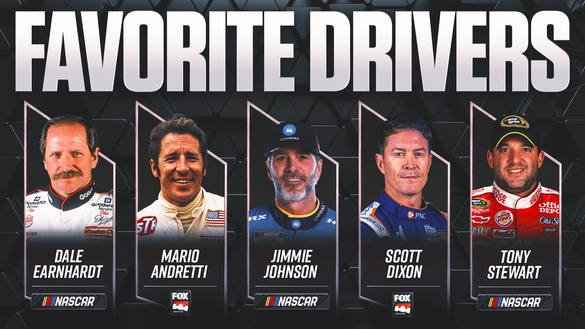 INDYCAR, NASCAR Drivers Pick All-Time Favorites From Opposite Series