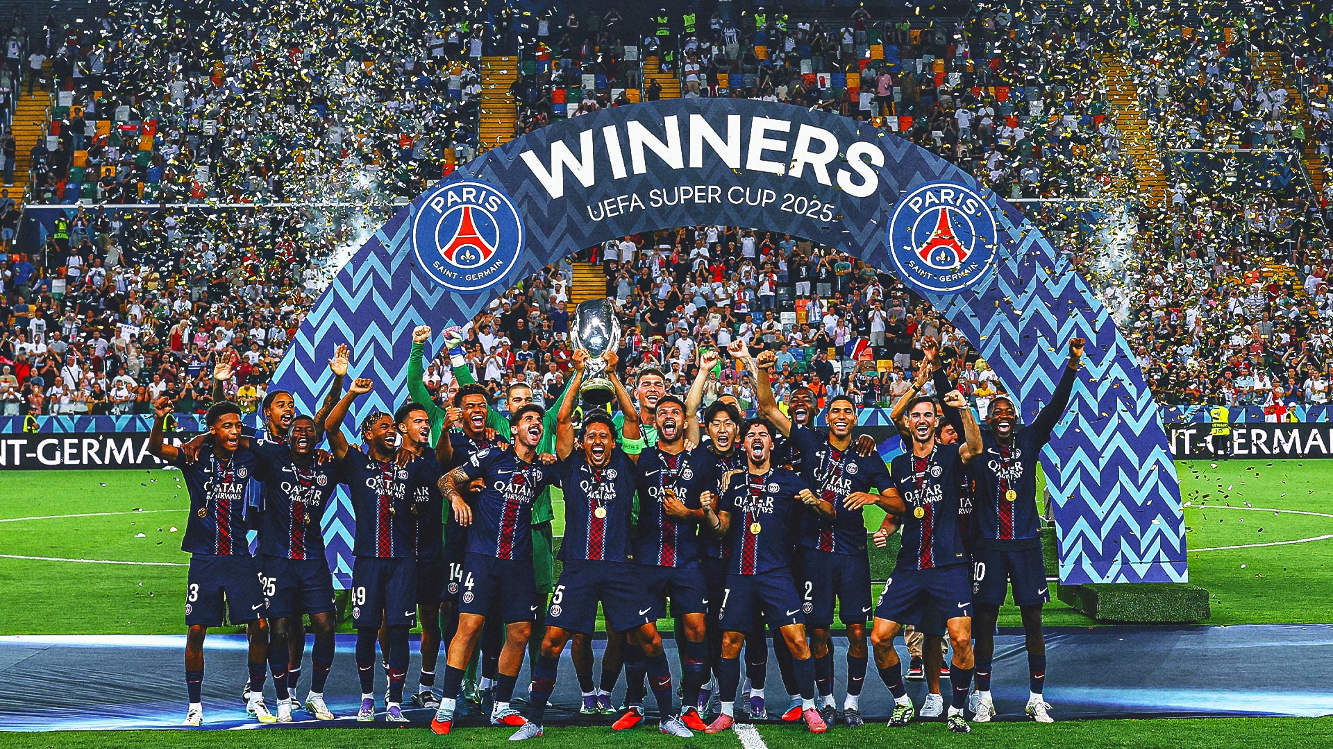 PSG Beats Tottenham on Penalties To Win UEFA Super Cup After Late Comeback