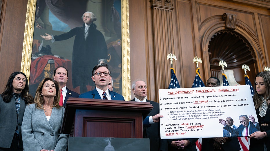 Johnson, pressed on Trump 2028, points to Constitution: ‘No path’ to third term presidency