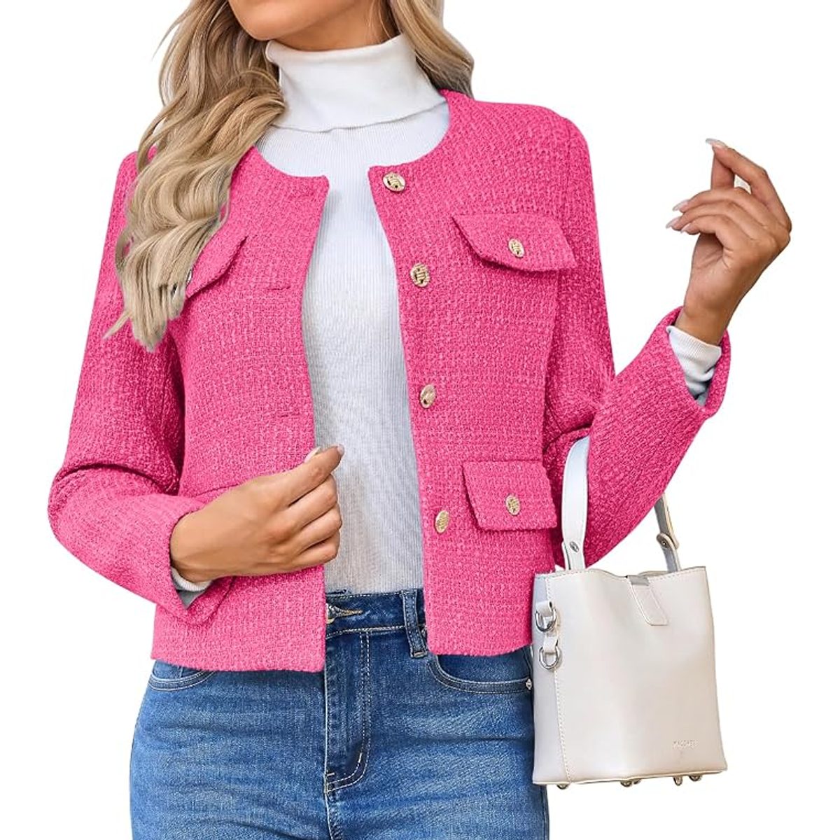 Channel Reese Witherspoon's 'Legally Blonde'Style in This Pink Jacket