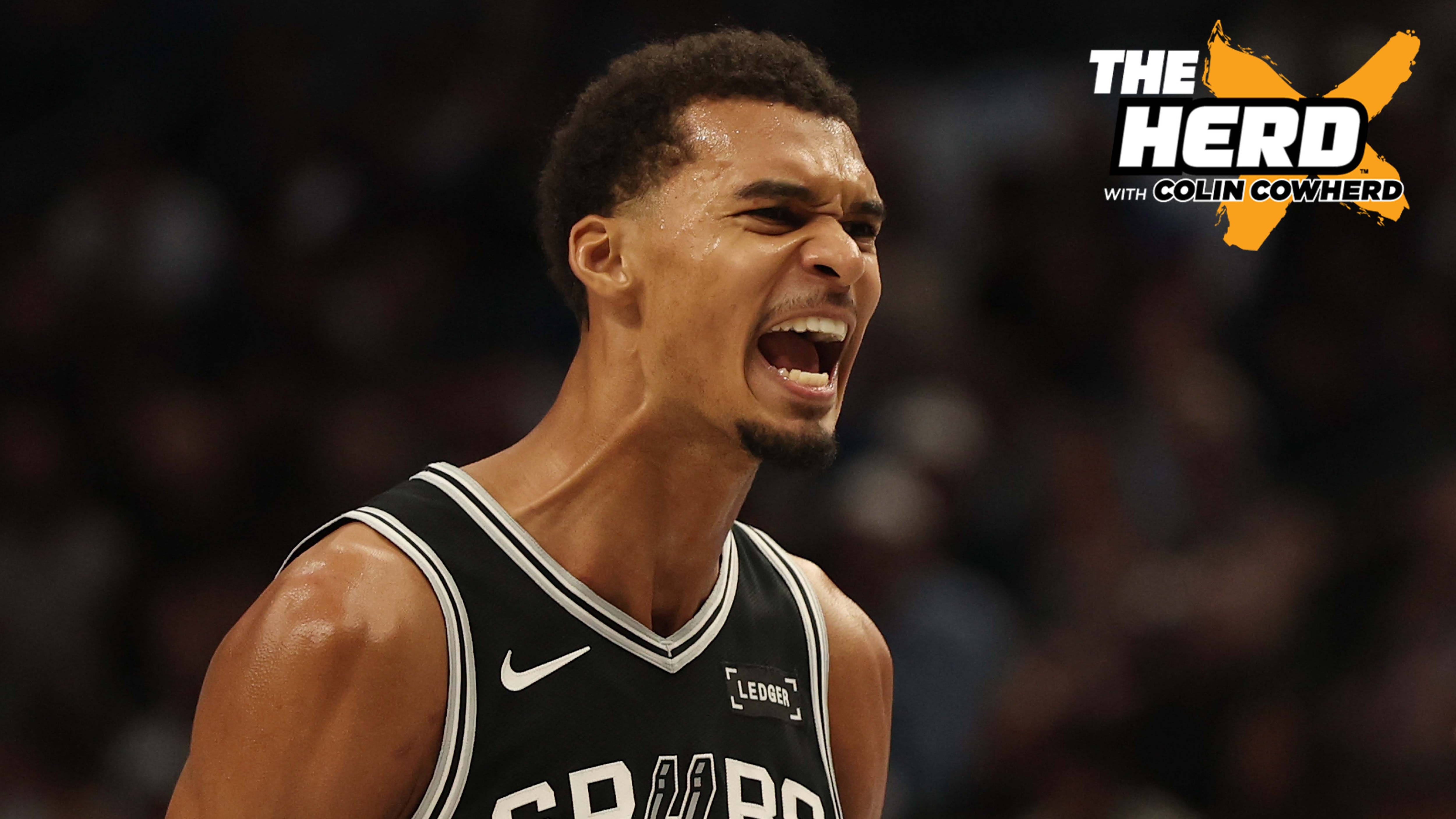 Victor Wembanyama scores 40 vs. Mavs in opening night, Is he ready to dominate? | The Herd