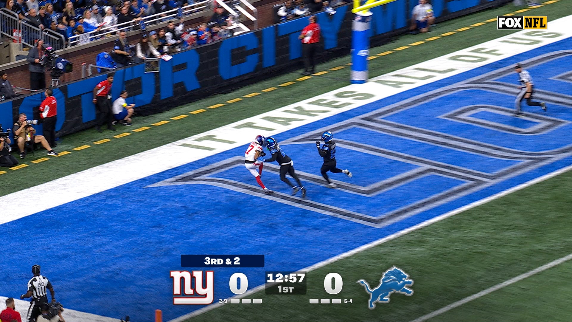 Jameis Winston finds Wan'Dale Robinson off FLEA FLICKER for 39-yard TD to give Giants a lead over Lions