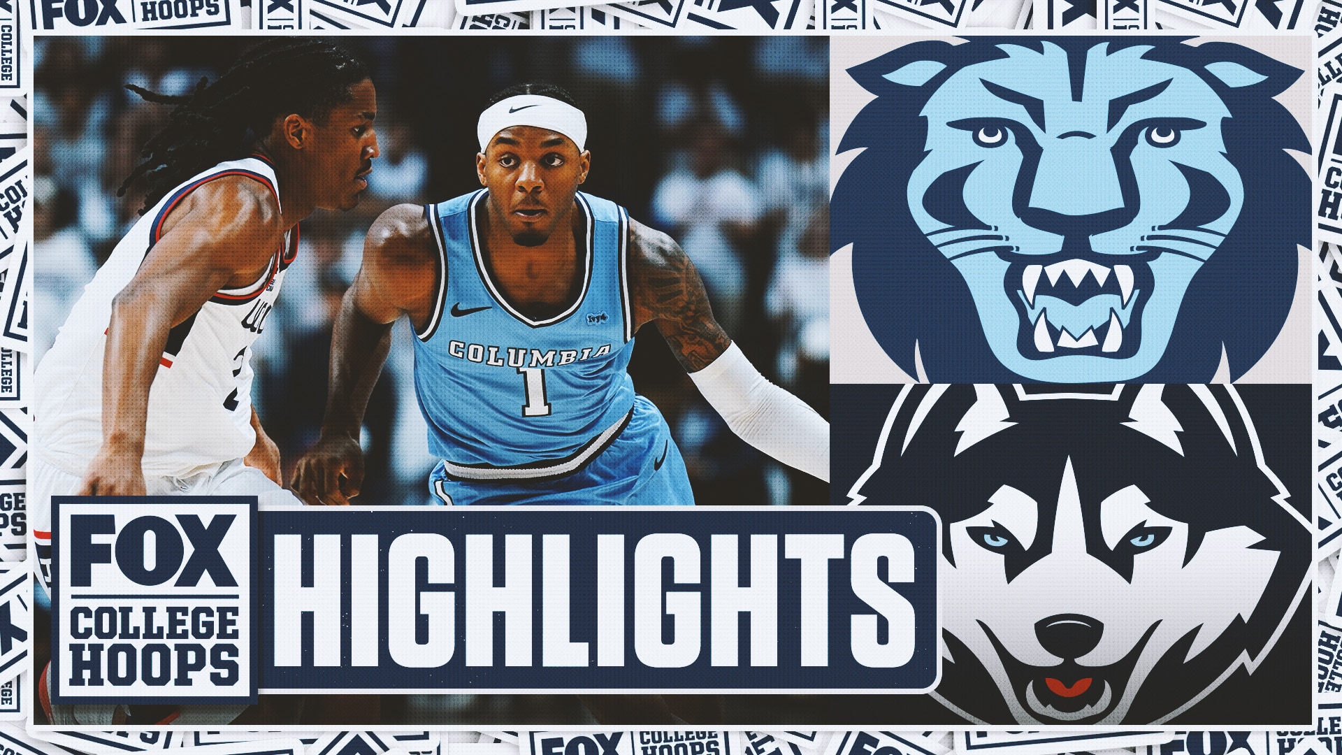 Columbia Lions vs. No. 3 UConn Huskies Highlights | FOX College Hoops