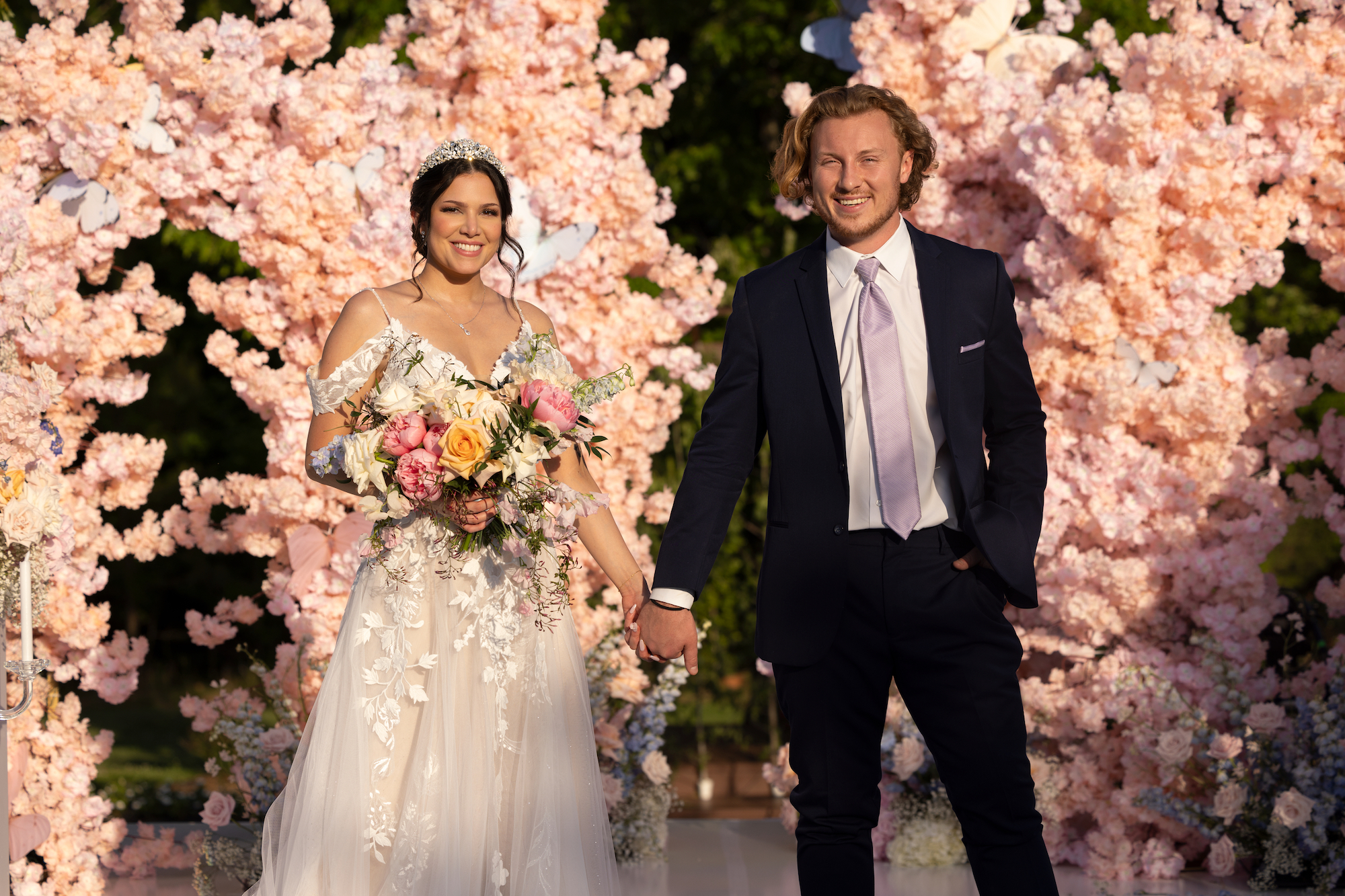 Love Is Blind’s Amy and Johnny React to Being Asked When They’ll Have a Baby