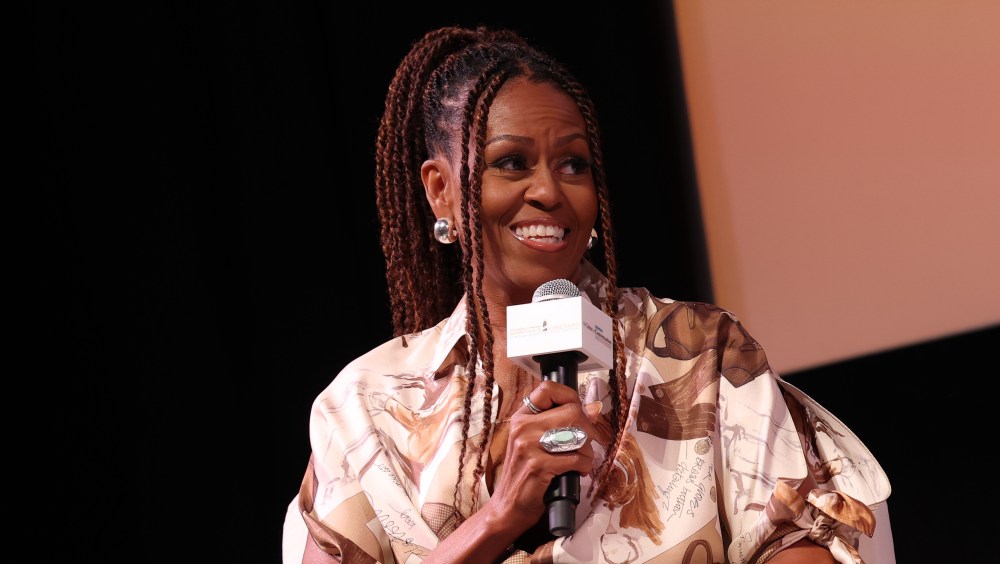Michelle Obama's Red Vest Look Has Me Ready to Copy Her Whole Outfit
