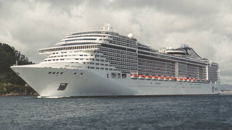 Dangerous Weather Blocks MSC Splendida from Visiting French Port