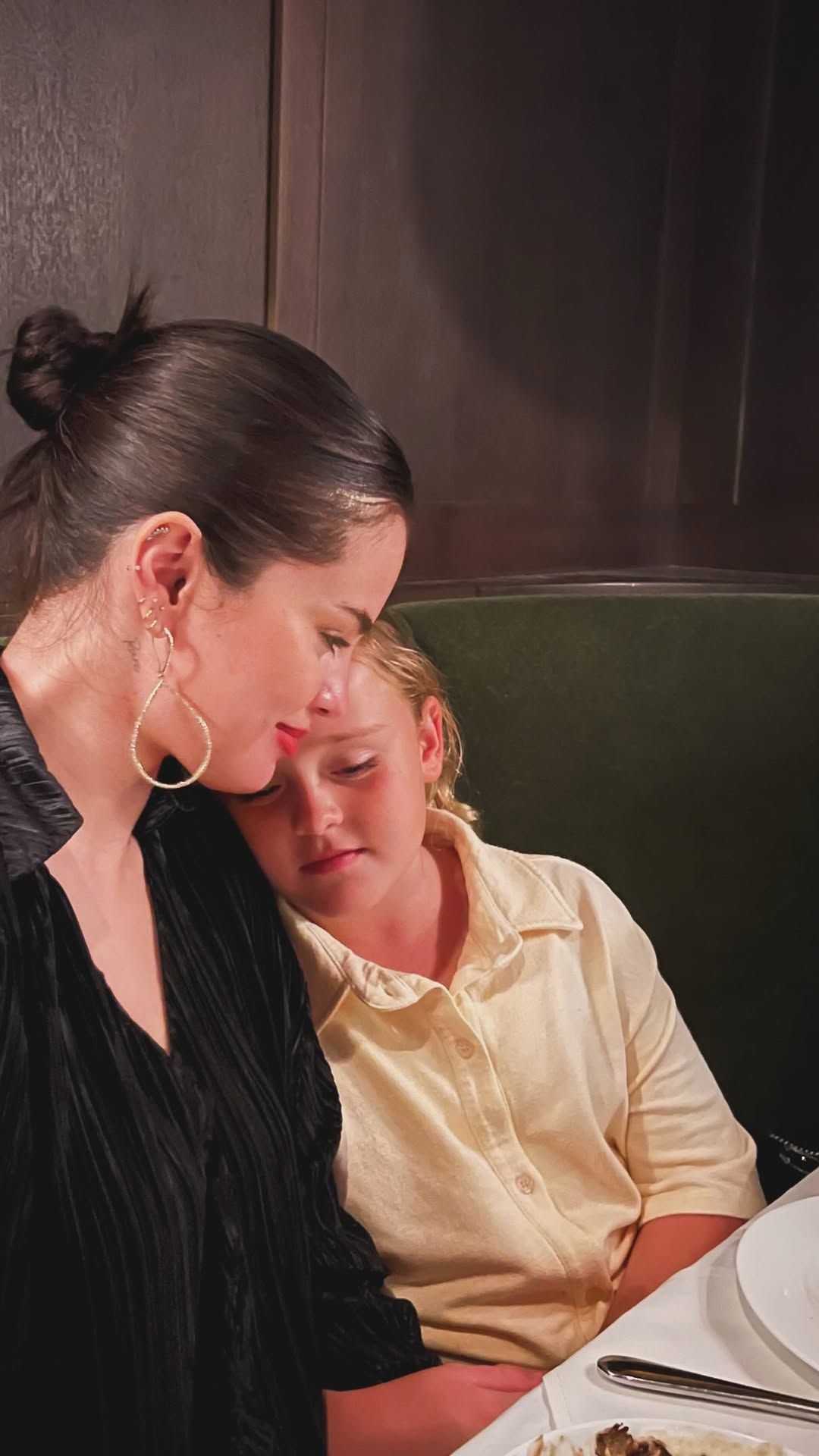 Selena Gomez Shares Sweet Cuddled Up Picture With Her Sister Gracie