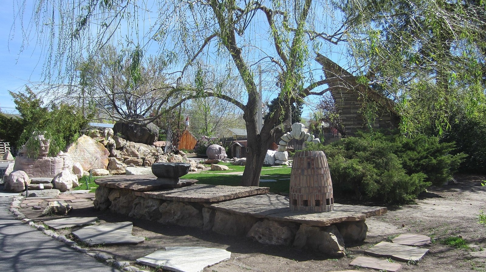 This Quirky Salt Lake City Sanctuary Is An Outdoor Art Space Filled With Curious Sculptures In Utah