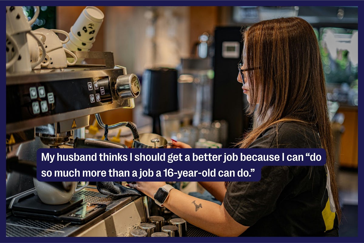 Mom Says Husband Doesn’t Understand Value Of Barista Job With Built-In Childcare