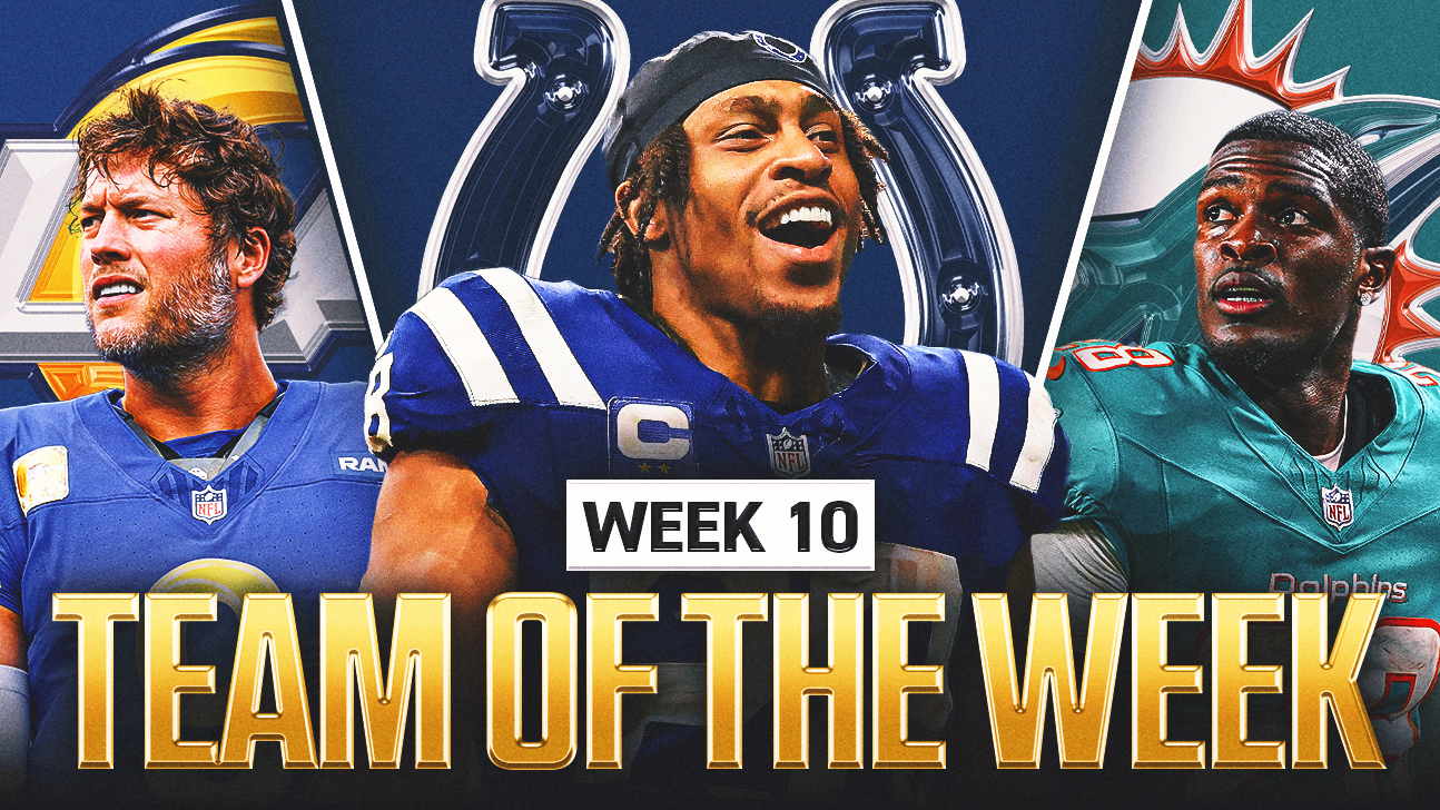 NFL Week 10 Team of the Week: Jonathan Taylor Headlines Sunday's Best