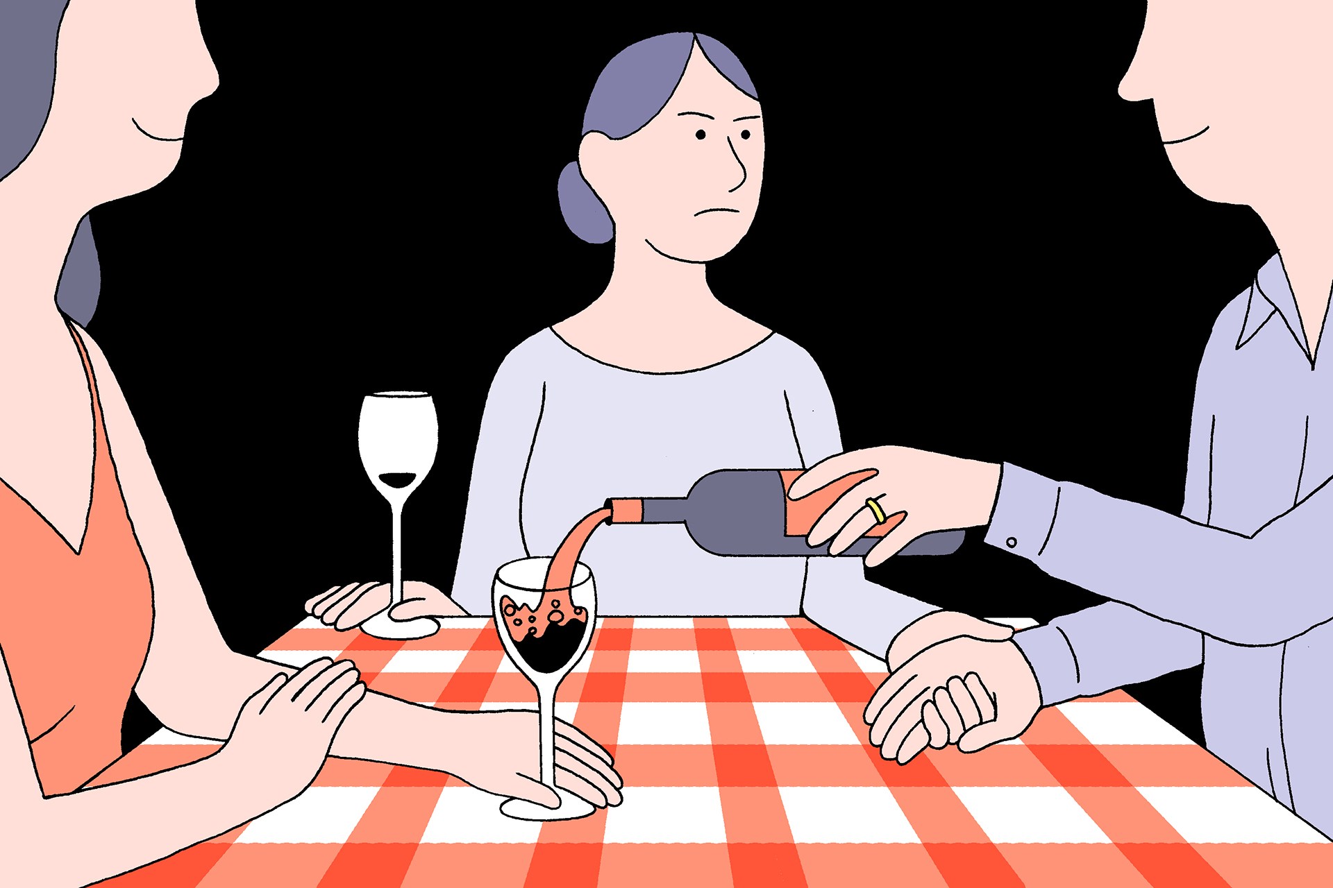 First comes marriage. Then comes a flirtatious colleague.