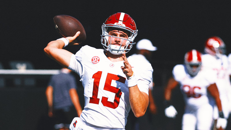 Alabama Reportedly Names Ty Simpson 2025 Starting Quarterback