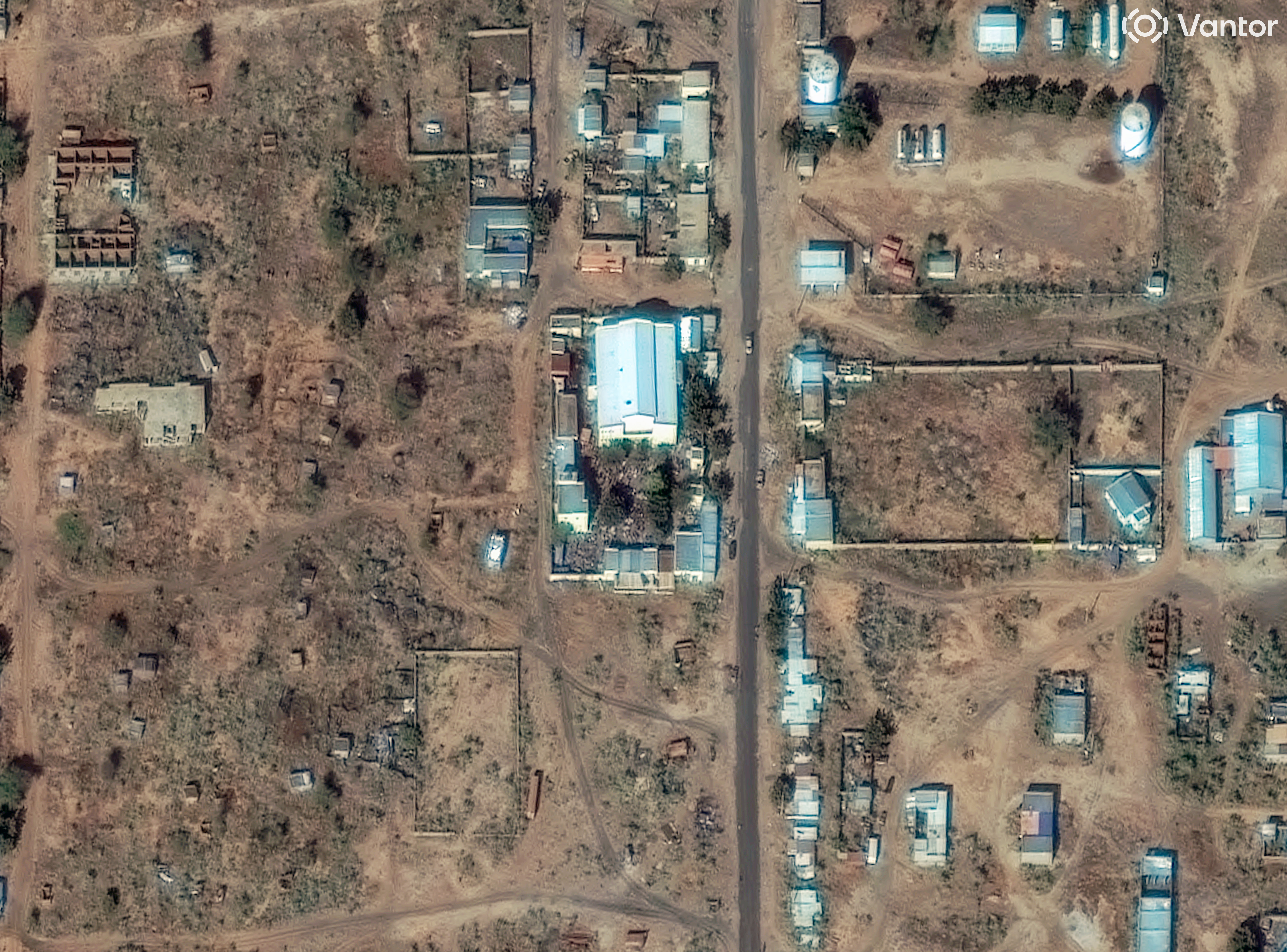 The bloodshed in Sudan is visible from space