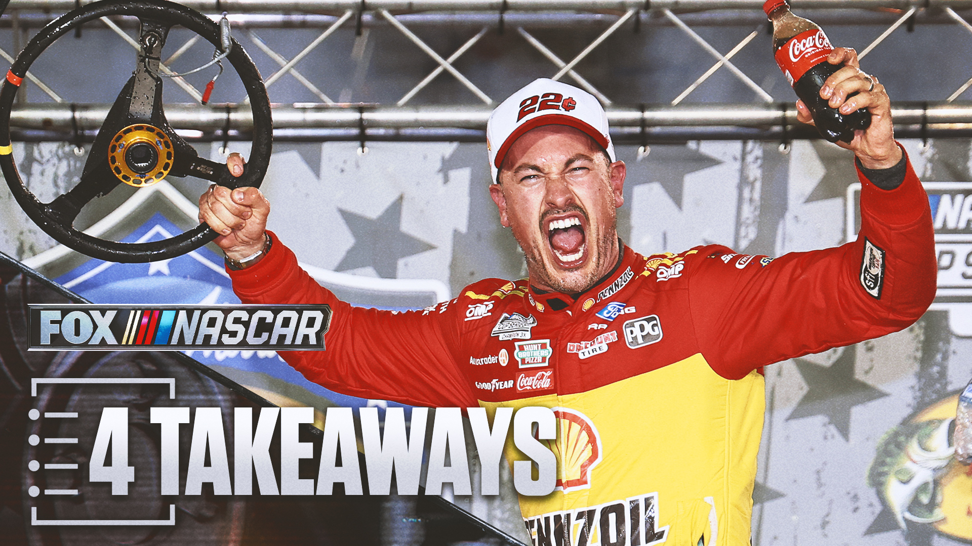 4 Takeaways From Joey Logano's Bristol Win &amp; Hocevar, Blaney's Post-Race Brawl
